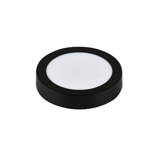 LED panel E-light 30W okrugli nadgradni 4000K crni