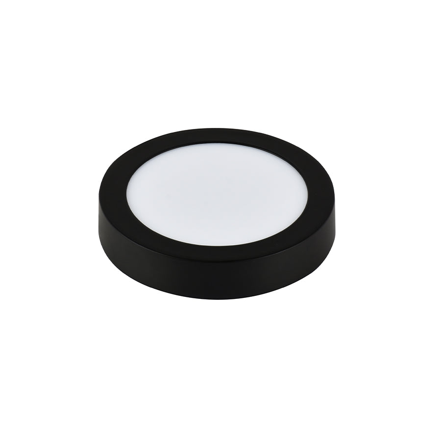 LED panel E-light 24W okrugli nadgradni 6500K crni