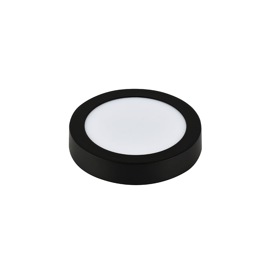 LED panel E-light 18W okrugli nadgradni 4000K crni