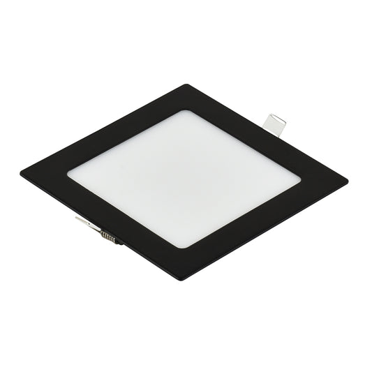 LED panel E-light 24W kvadratni ugradni 6500K crni