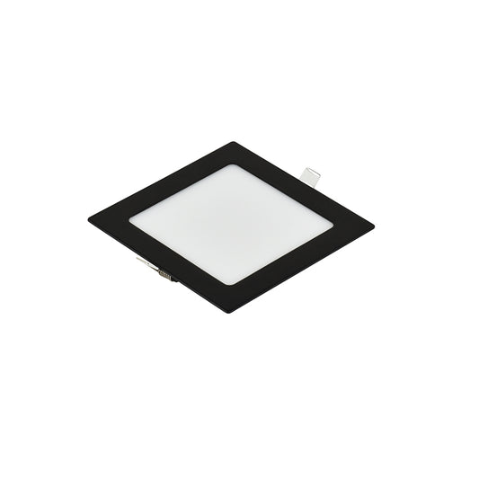 LED panel E-light 3W kvadratni ugradni 3000K crni