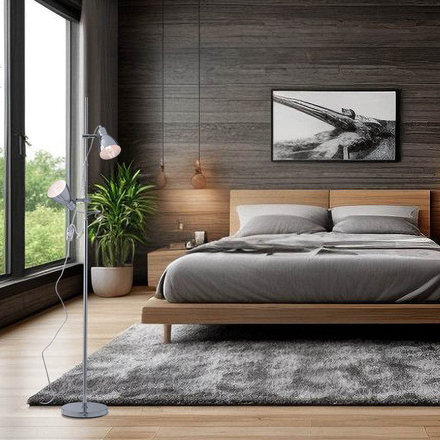 Podna lampa Eden chrome