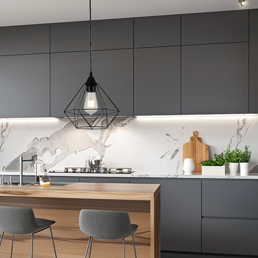 Pendant lamp E-light Tahira EL-74551-1 black