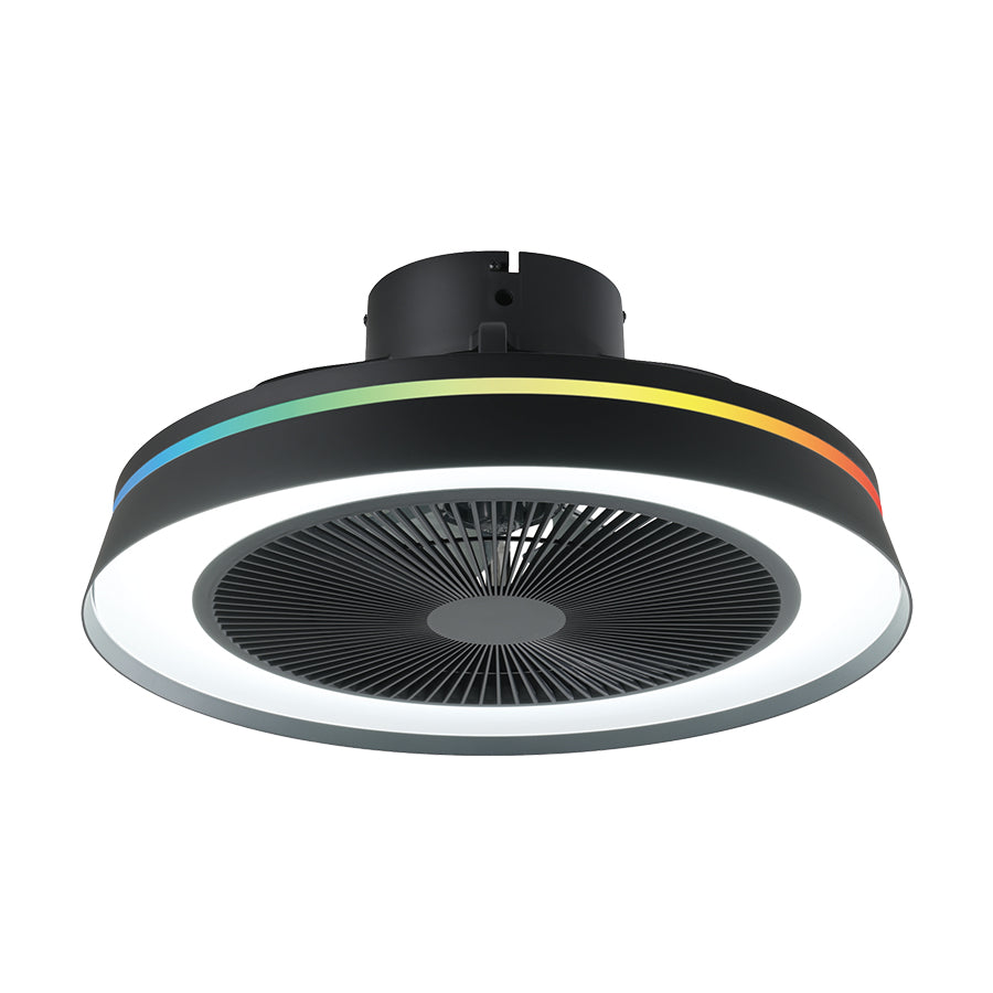 Plafonjera LED sa ventilatorom Houston ML-24 35W Crna