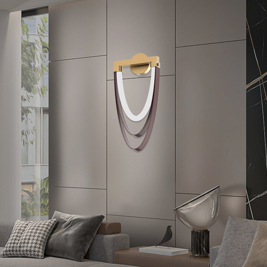 Zidna lampa LED Corleone MSL-3780-1W Smeđa