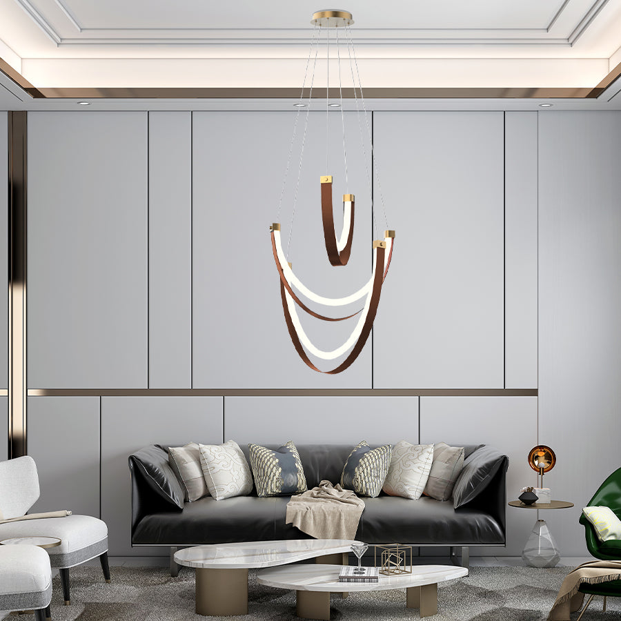 Luster LED Corleone MSL-3779-3 Smeđi