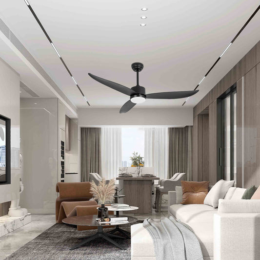 Luster LED sa ventilatorom Bratton ML-2066 crni