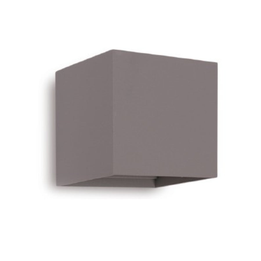 Zidna lampa WQ1110 6W 3000K kvadratna siva