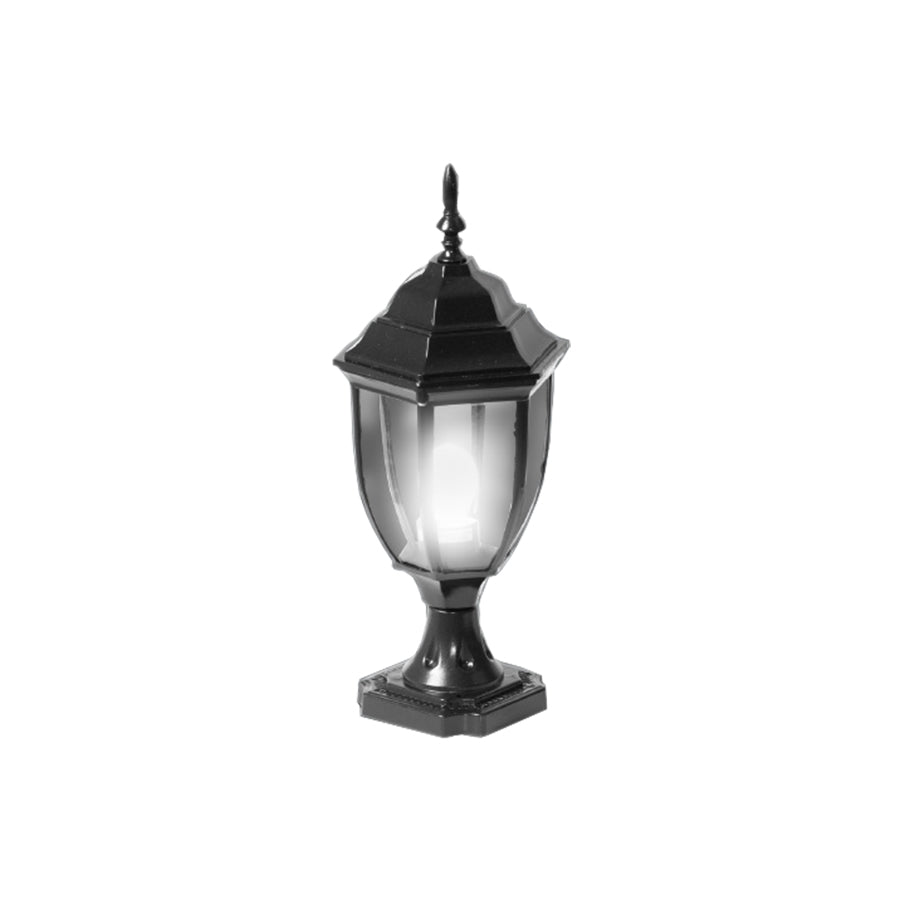 Vrtna lampa stubna 215-D crna