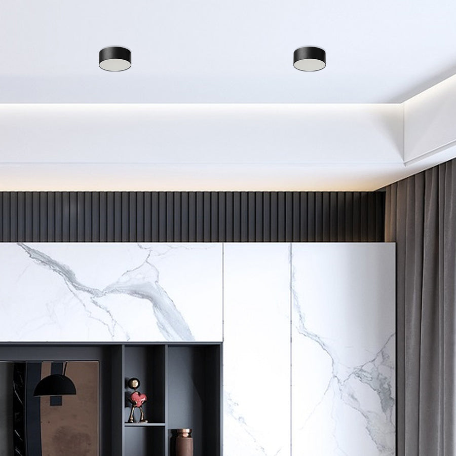 LED Downlight Wallace ML-0812 8W Black 4000K Surface Mounted