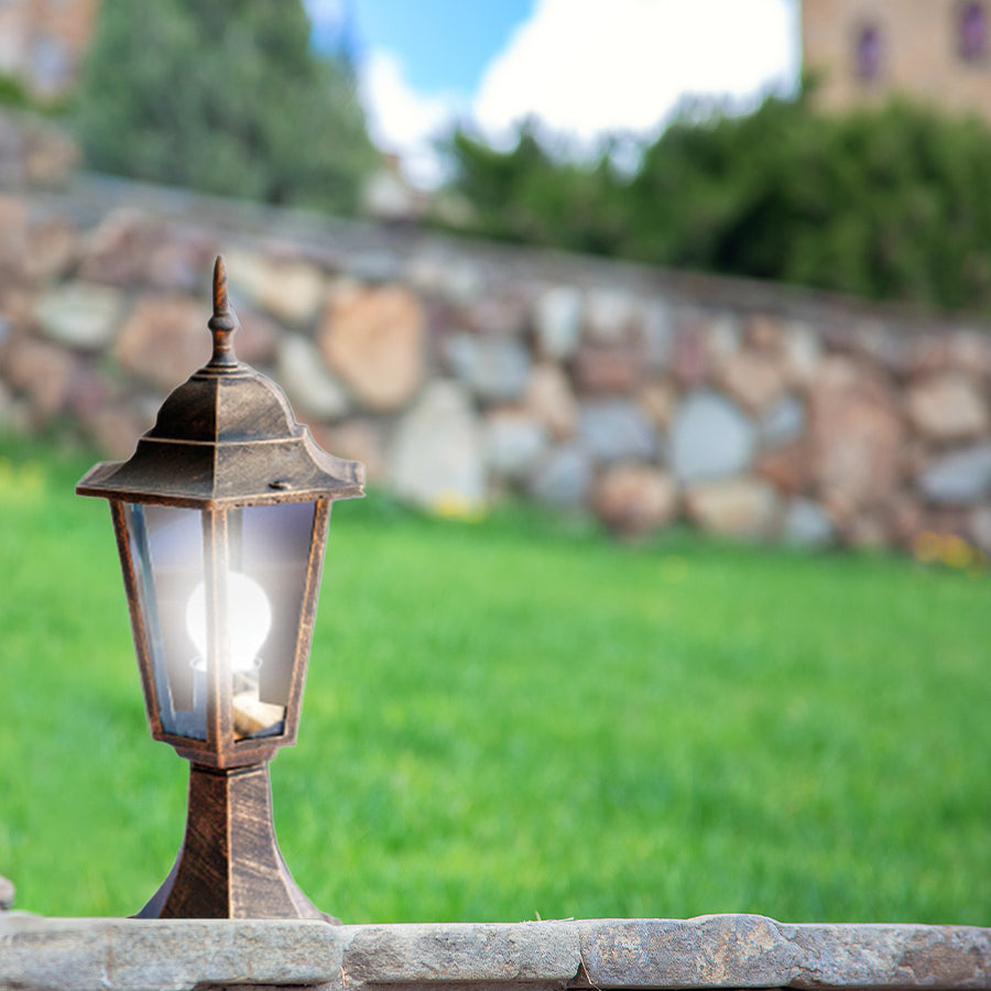 Vrtna lampa stubna 193-D staro zlato