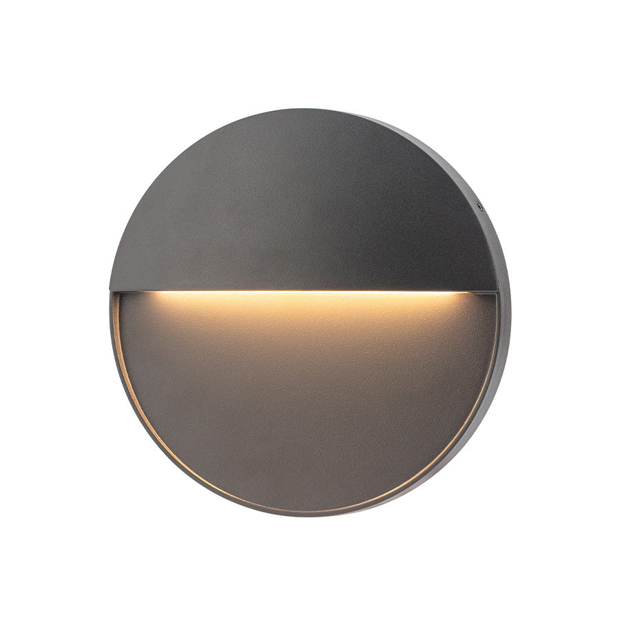 Vrtna lampa LED zidna Mendel ML-4501 okrugla antracit