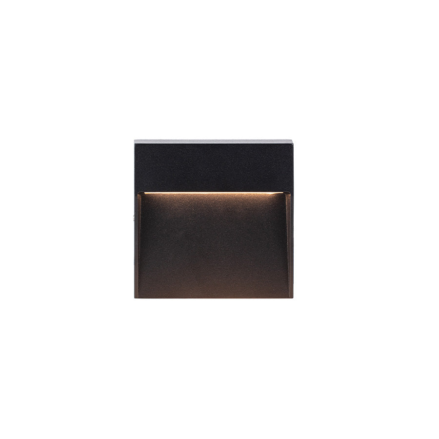 Vrtna lampa LED zidna Mendel ML-4502 kvadratna crna