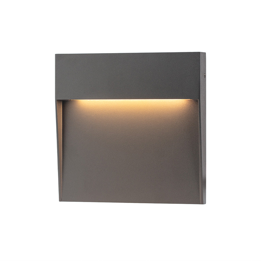 Vrtna lampa LED zidna Mendel ML-4502 kvadratna antracit
