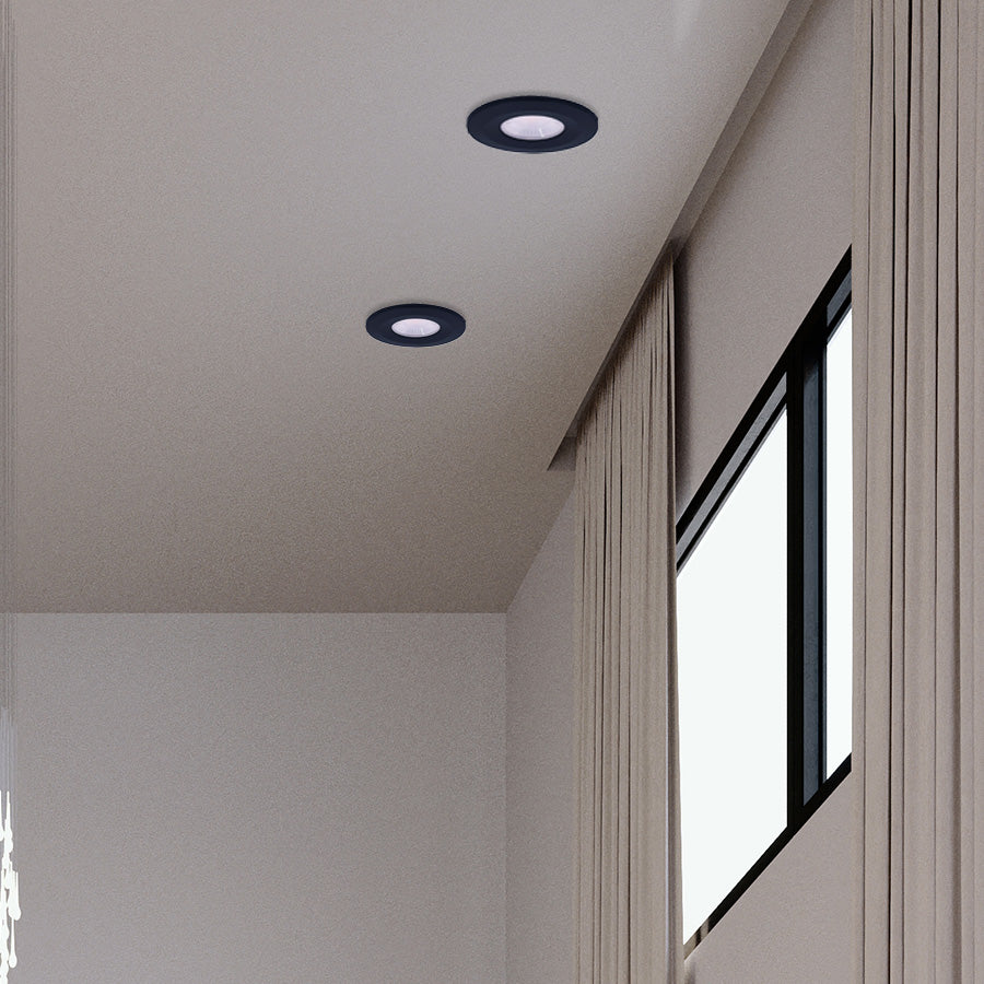 LED downlight Kvark ML-5FHJ21 5W 3000K-4000K-5000K crni