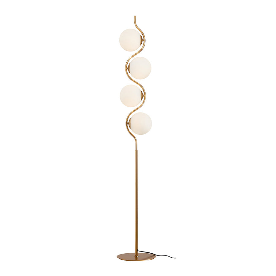 Podna lampa Galloway ML-9343-4F Zlatna