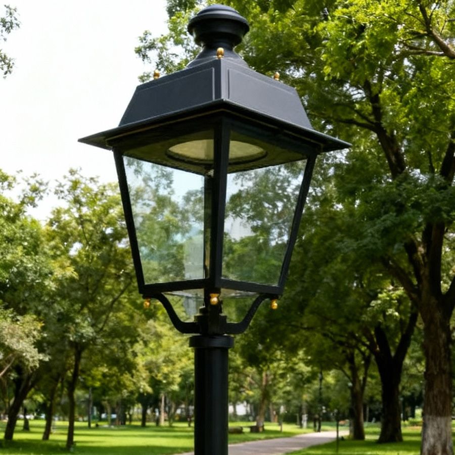 LED parkovska lampa Gibson ML-1094 50W crna