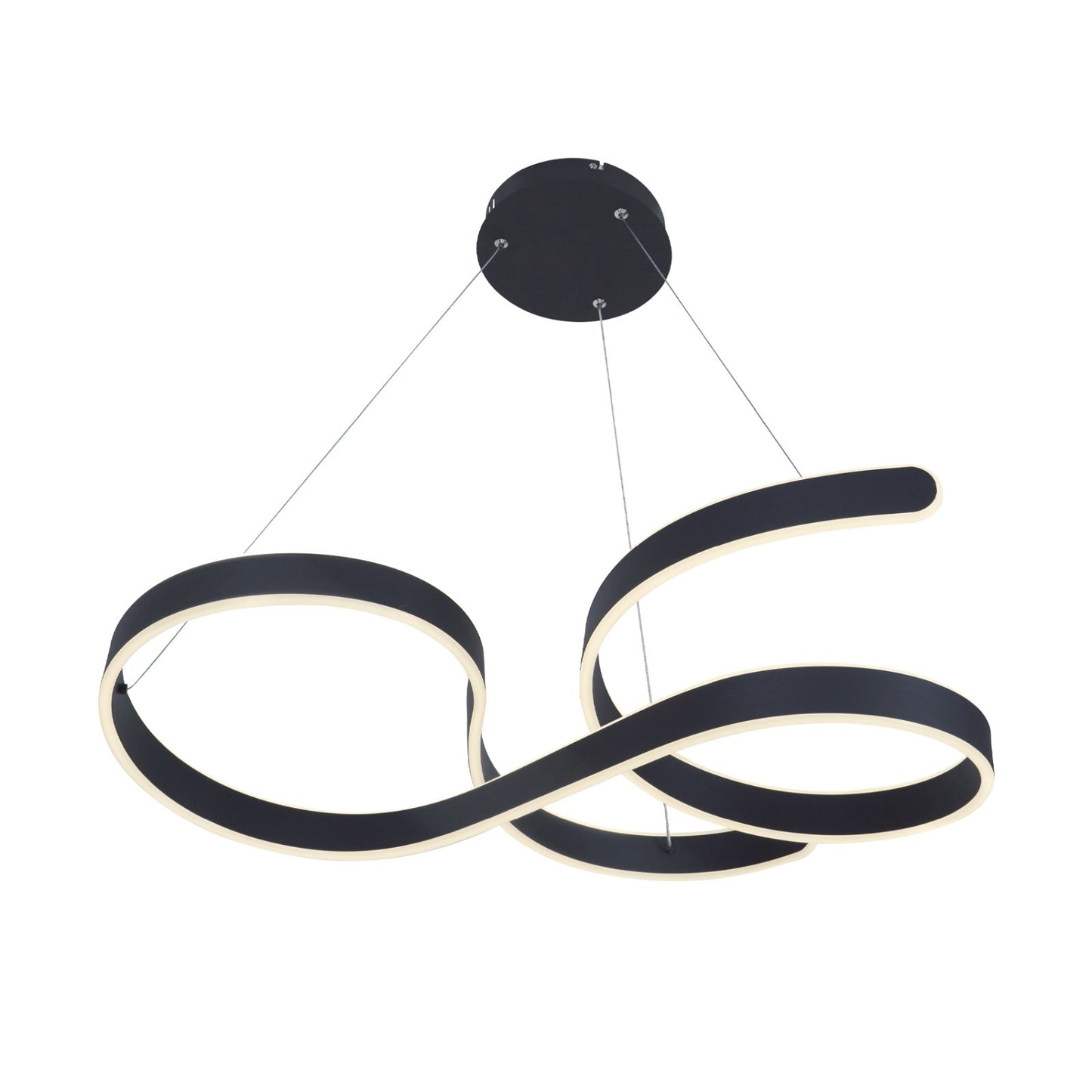 Visilica LED Biglia ML-0903P01 52W 3000K-4000K-6500K crna