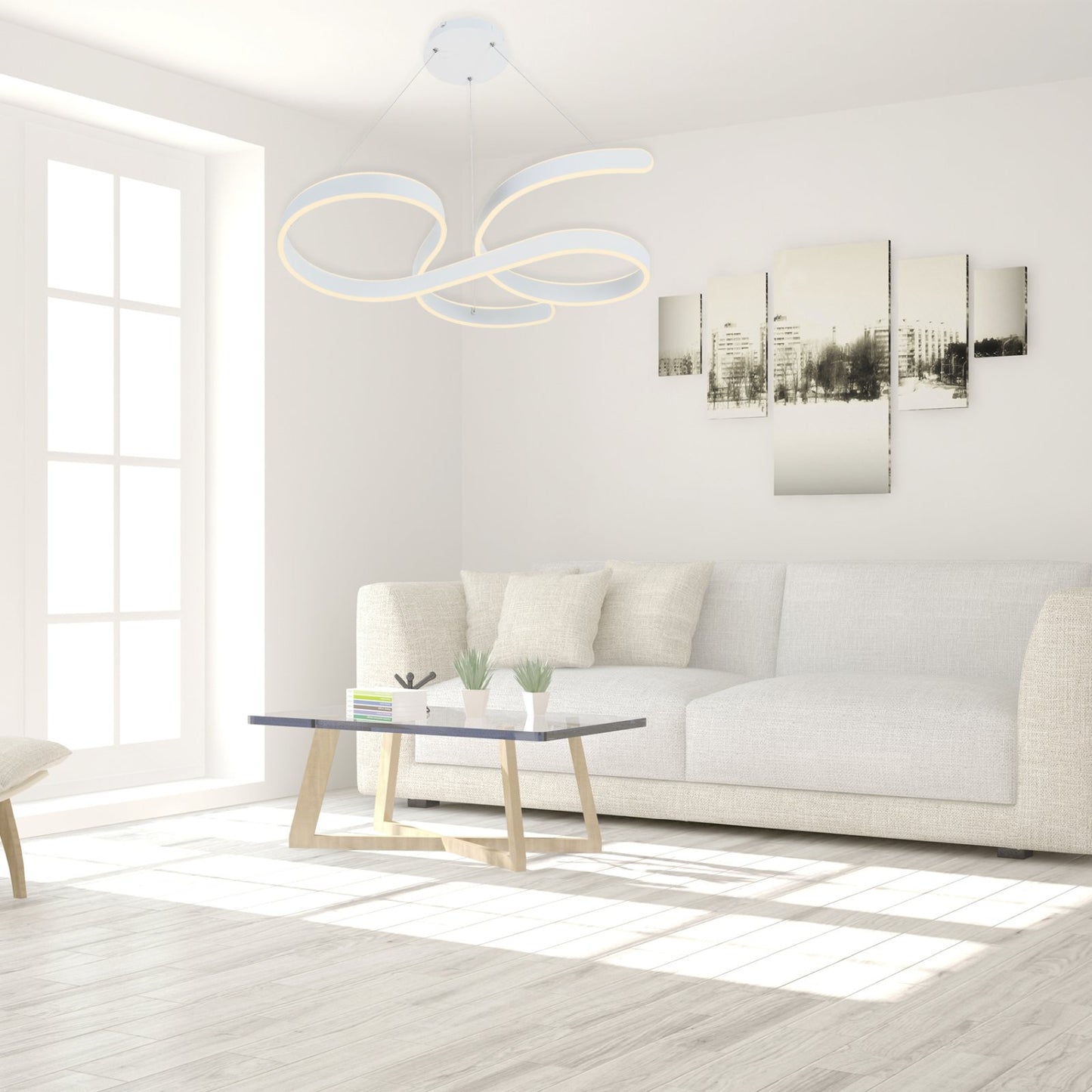 Visilica LED Biglia ML-0903P01 52W 3000K-4000K-6500K bijela