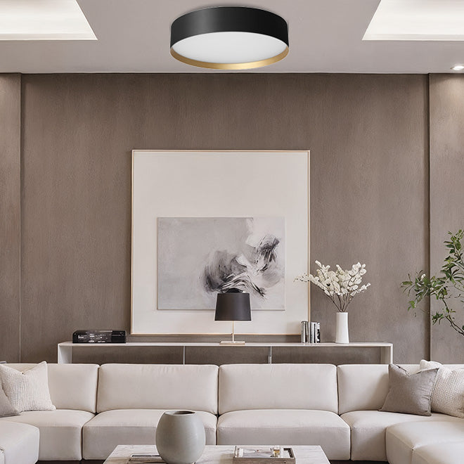 Plafonjera LED Arneta MSL-0291H-50W Crna+Zlatna