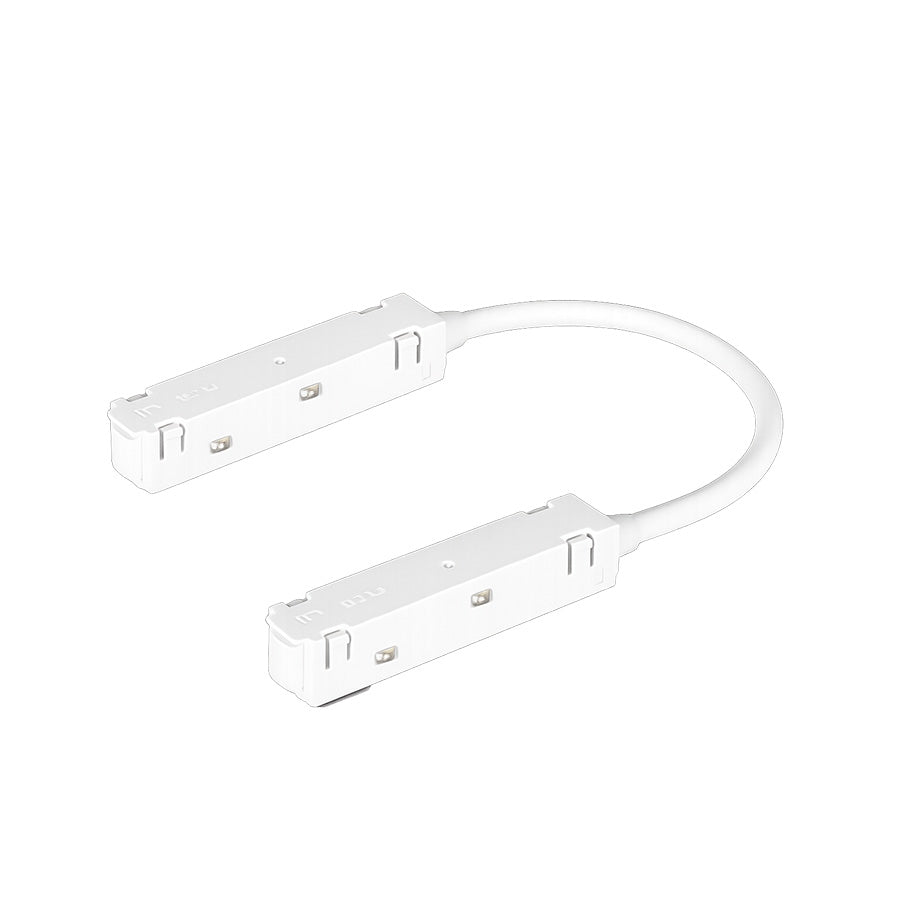 Magnetic - Track light connector L-shaped white