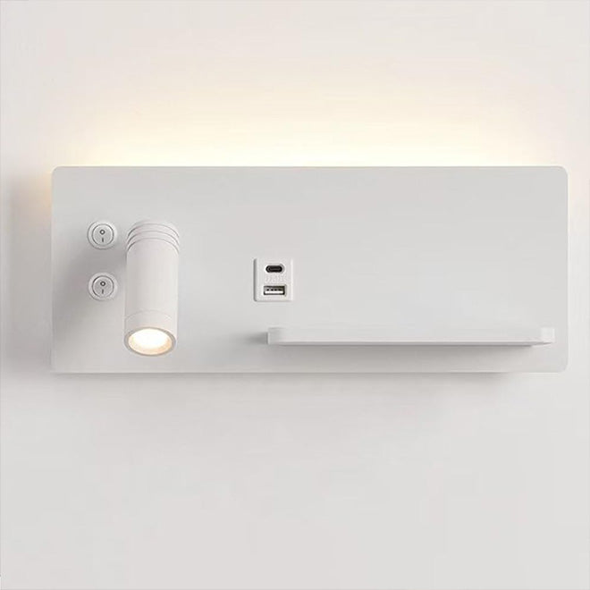 Zidna lampa LED Beckel ML-5825-3W+8W Desna Bijela