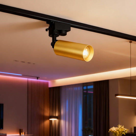 Track lighting spotlight for GU10 Potter EL-2388-01 gold