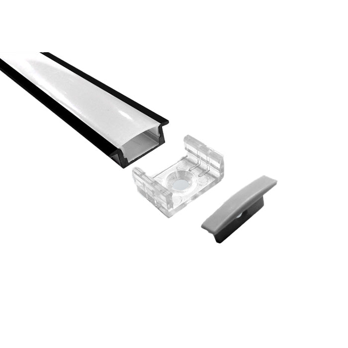 Alu profile E-light EL-1029 1m black