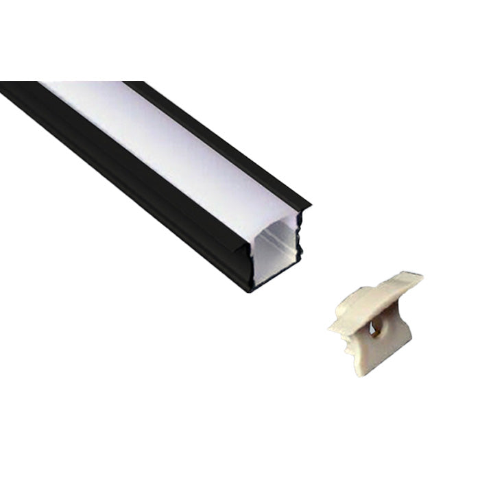 Alu profil E-light EL-1524 3m crni