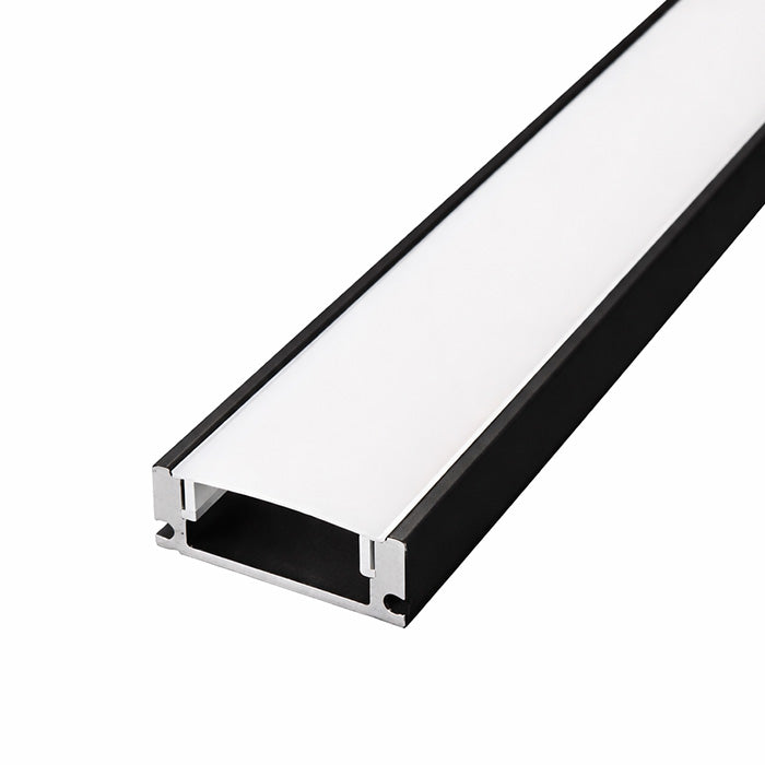 Alu profil E-light nadgradni EL-0915 2m crni