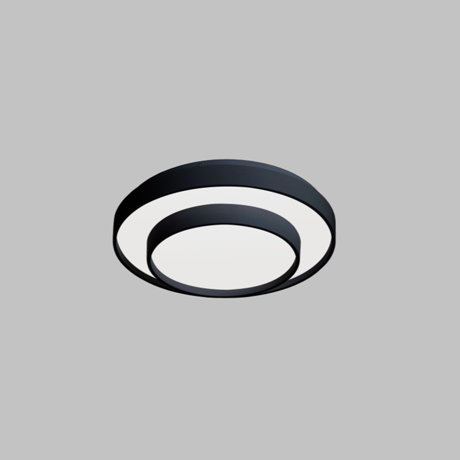 Plafonjera LED E-light Franka EL-1019 24W 3000K-4000K-6500K crna