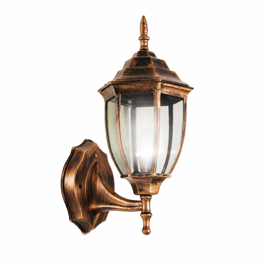 Vrtna lampa zidna Dagglas ML-NF-607-1W Staro zlato