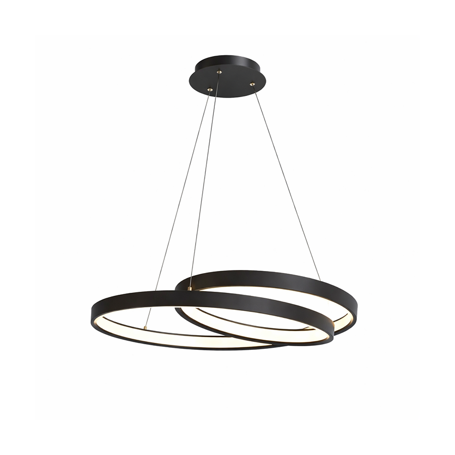 Visilica LED Winslet ML-3892-1 Crna CCT