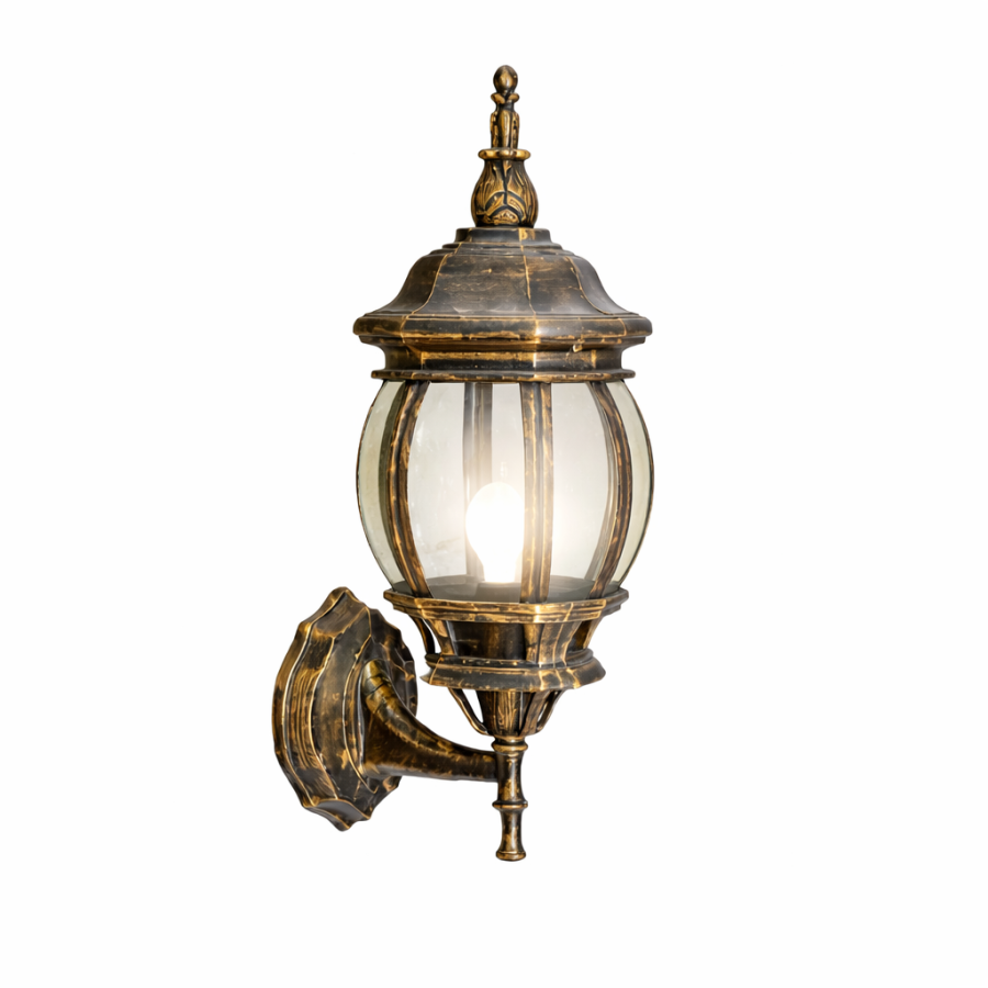 Vrtna lampa zidna Bristol ML-NF-608-1W Staro zlato