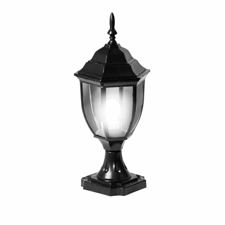 Vrtna lampa stubna Dagglas ML-NF-647-1S Crna