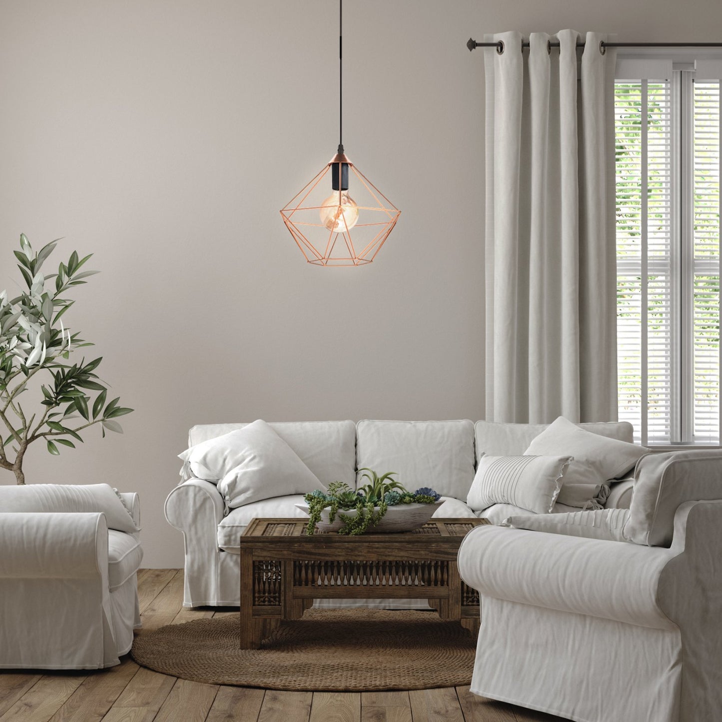 Pendant lamp Bloom 5903 copper
