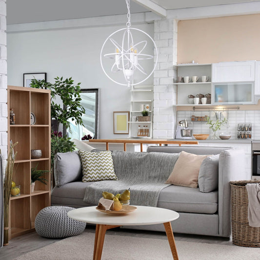 Pendant lamp Sparta 1453D17DB white