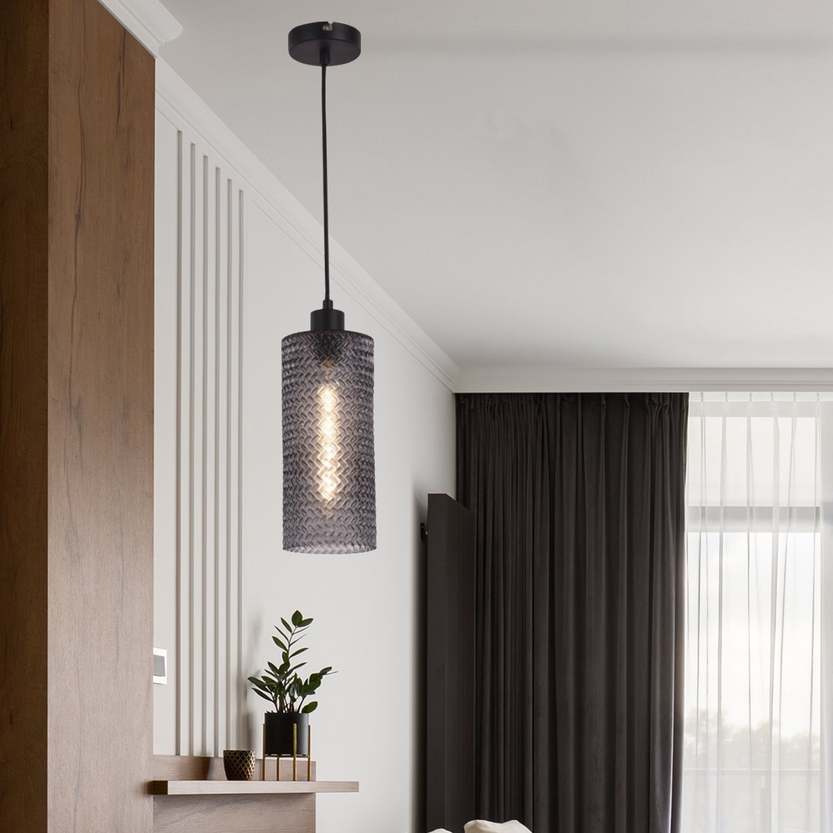Pendant light Samantha ML-190301P-1 gray
