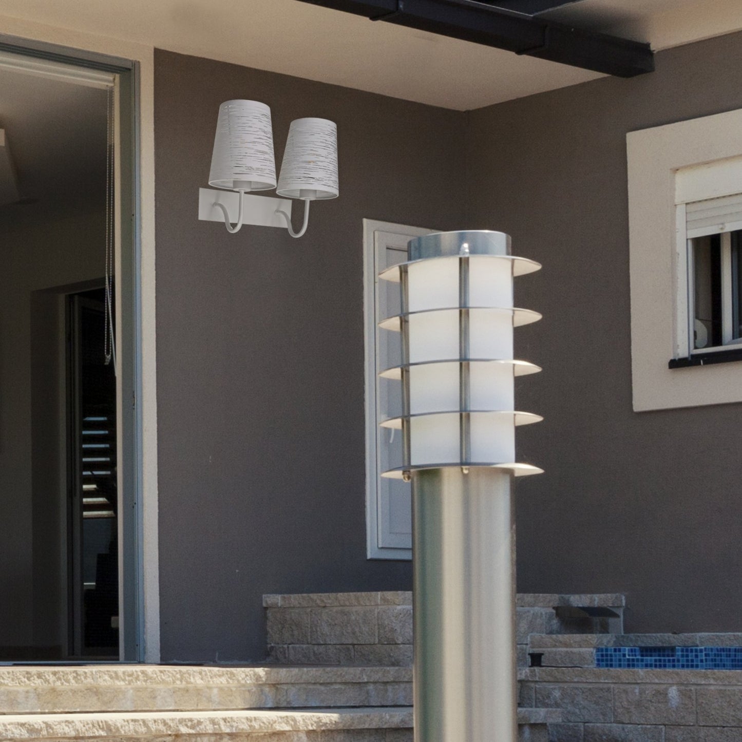 Wall lamp Casablanca ML1809052B-02 white