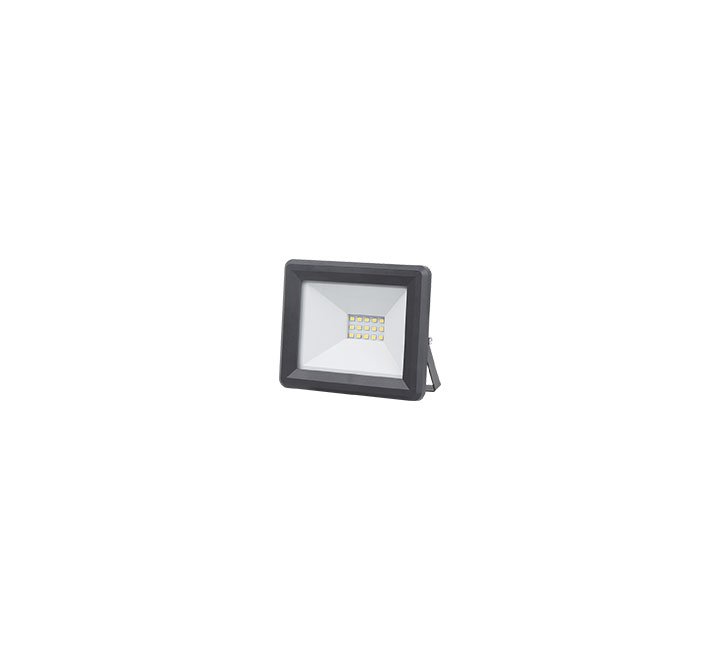 LED reflektor E-light 10W 6400K crni