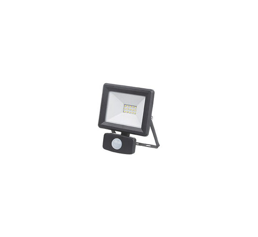 LED reflektor sa senzorom E-light 10W 6400K crni