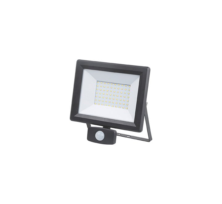 LED reflektor sa senzorom E-light 50W 6400K crni