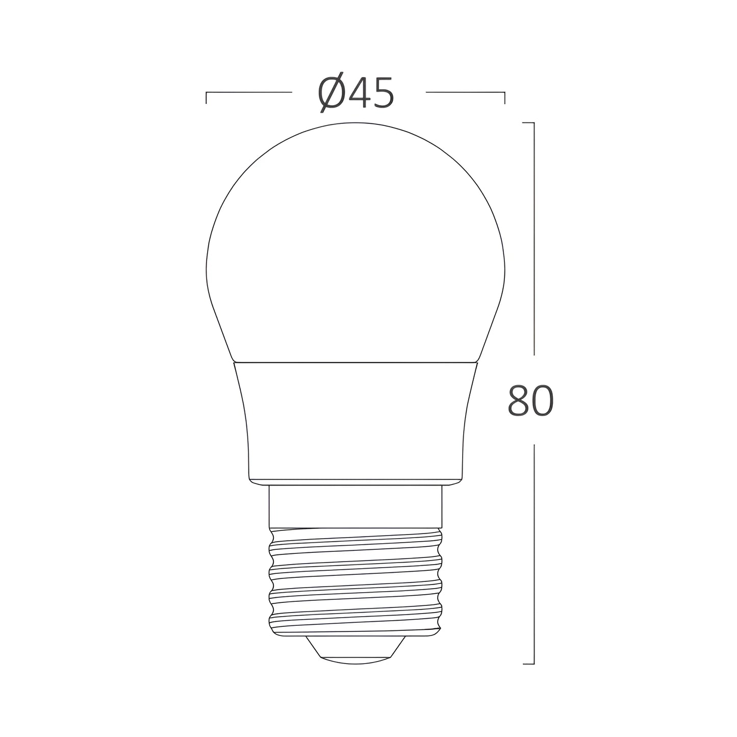 Braytron Advance 5W E27 G45 6500K Led Sijalica