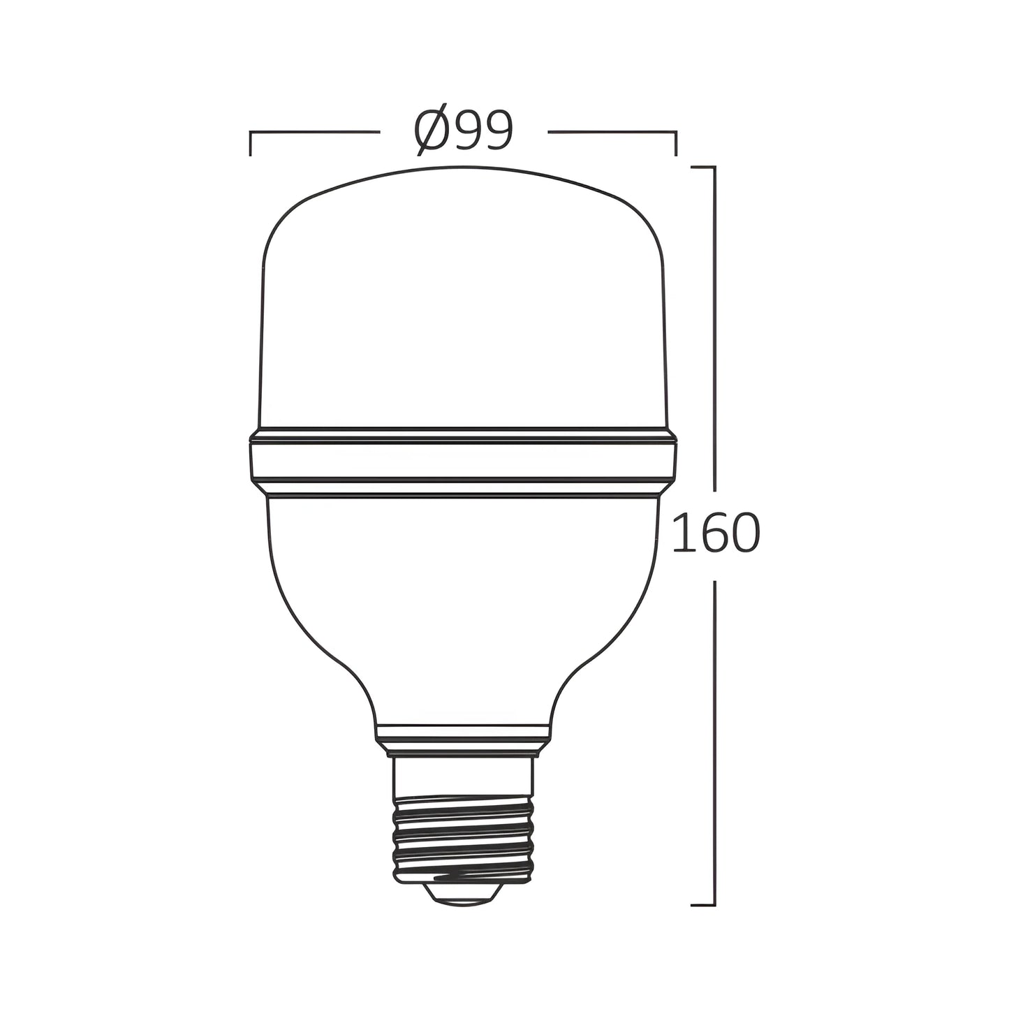 Braytron Advance 30W E27 T100 Pls 6500K Led Sijalica