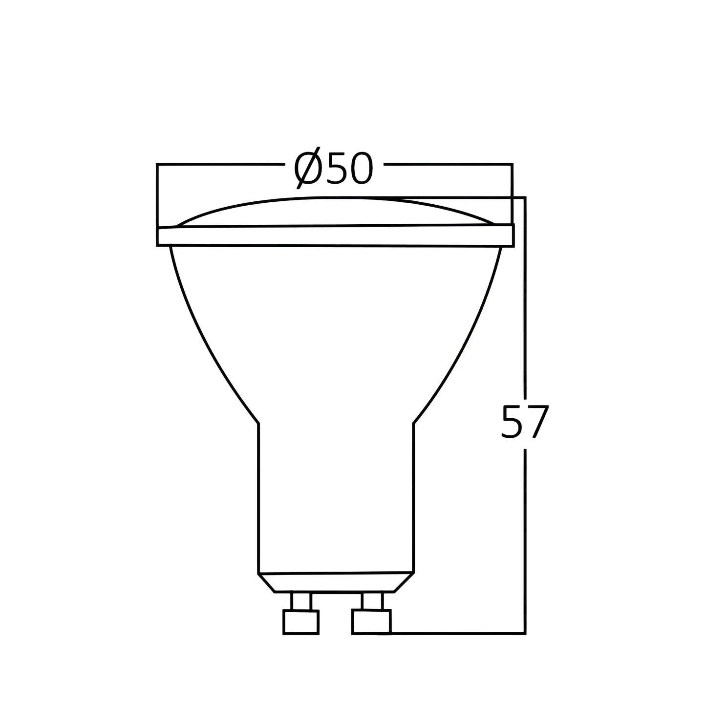 Braytron Premium 5W Gu10 38D Gls 4000K Led Sijalica