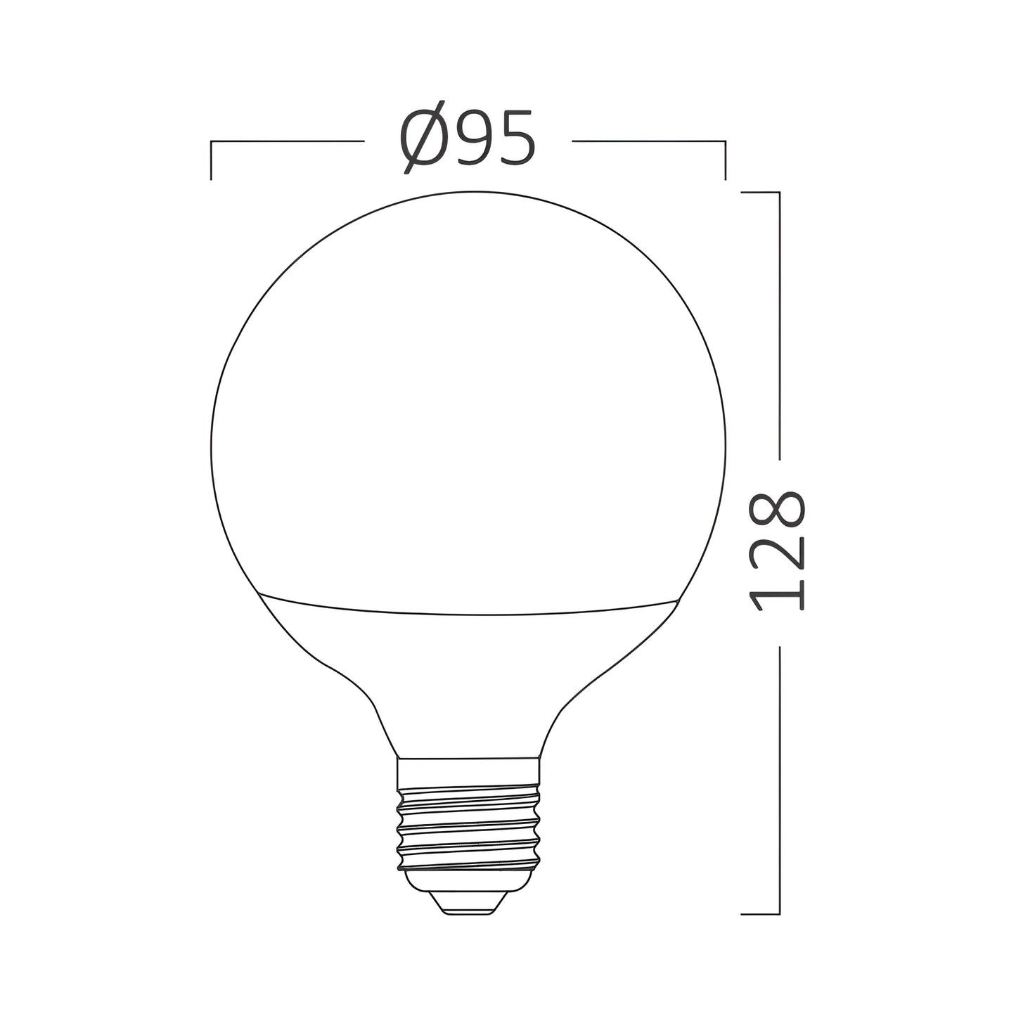 Braytron Advance 14W E27 G95 6500K Led Sijalica