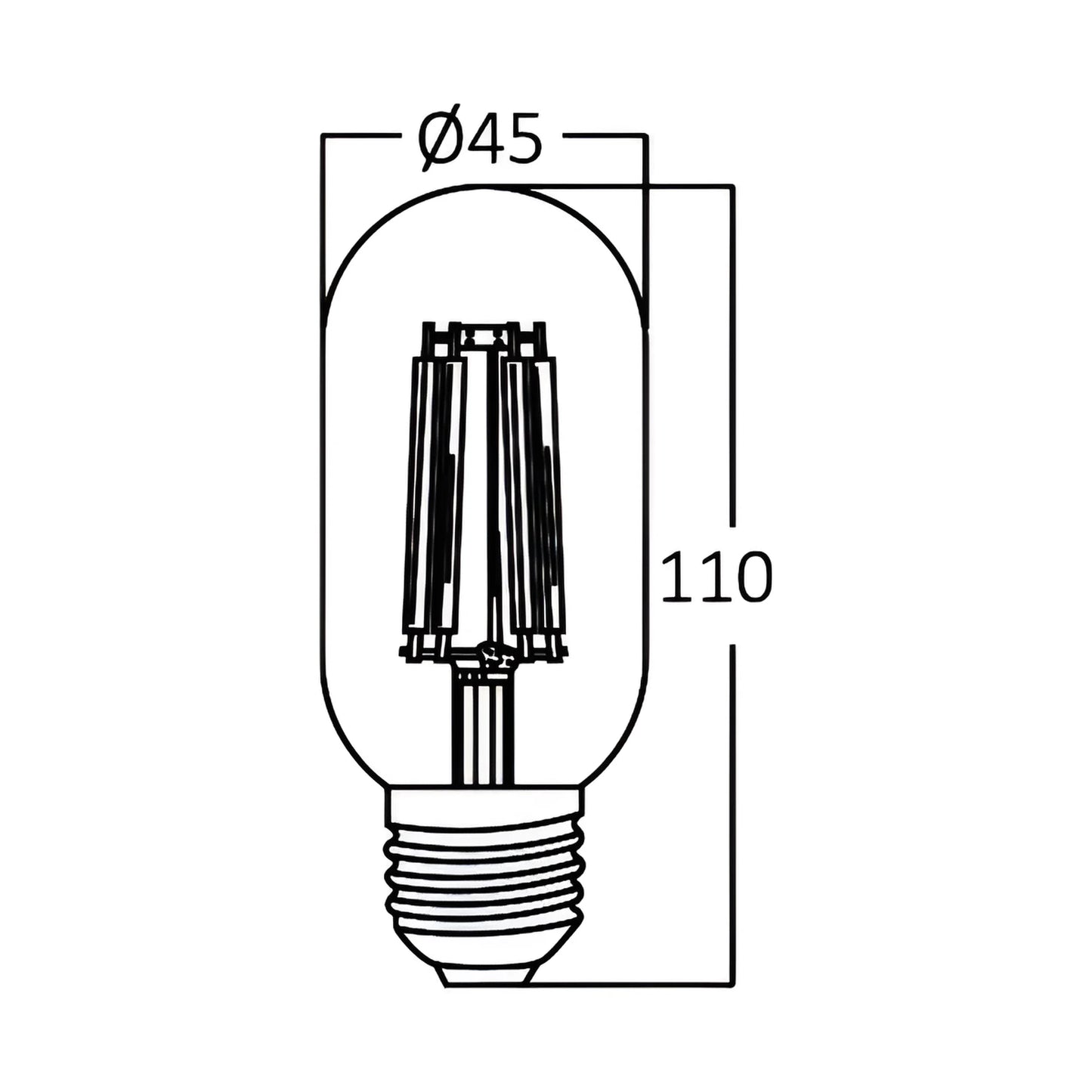 Braytron Advance 4W E27 T45 Clr 3000K Led Sijalica