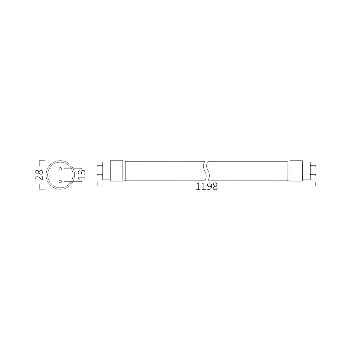 Braytron Advance 18W G13 Db T8 Gls 4000K Led Cijev