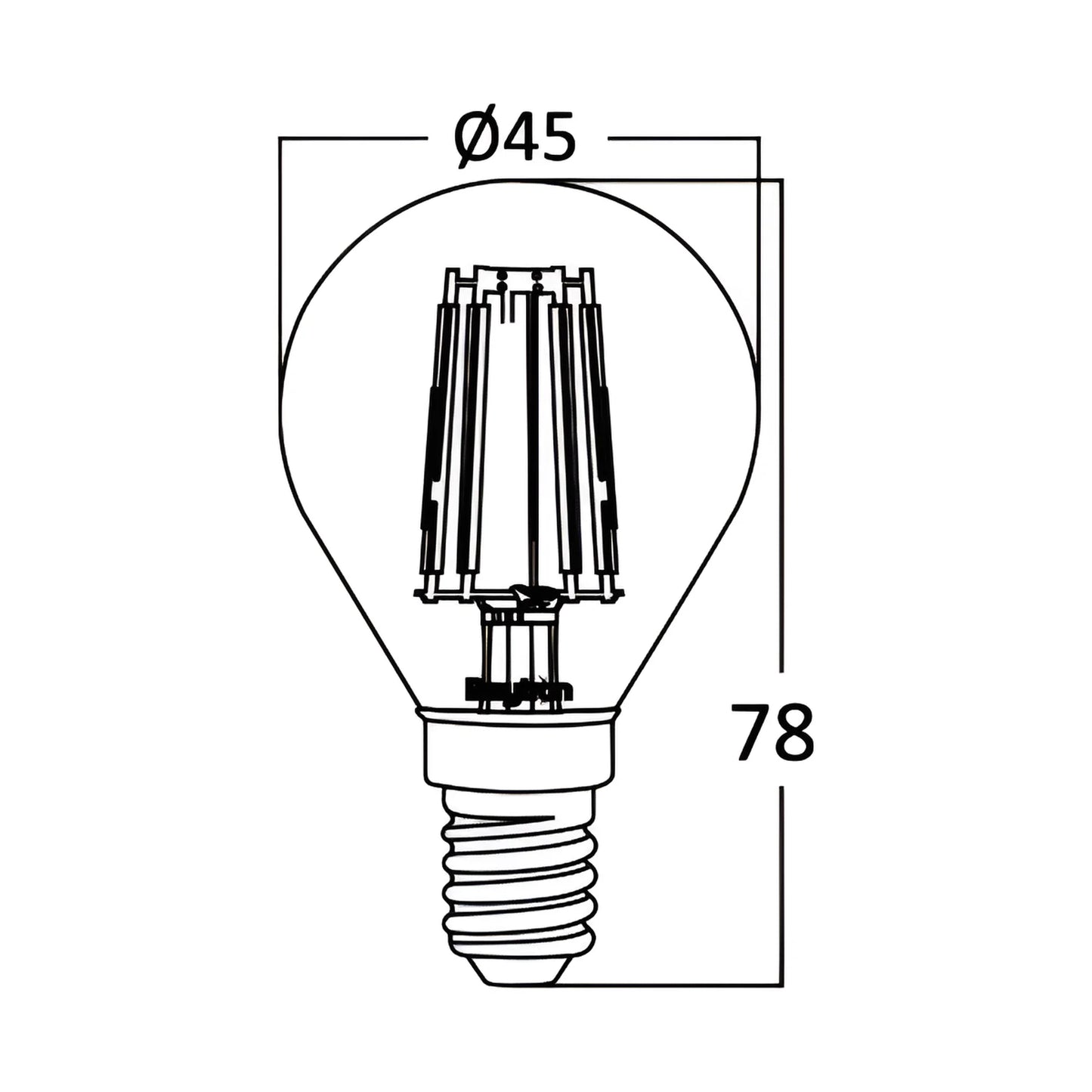 Braytron Advance 4W E14 P45 Amb 2200K Led Sijalica
