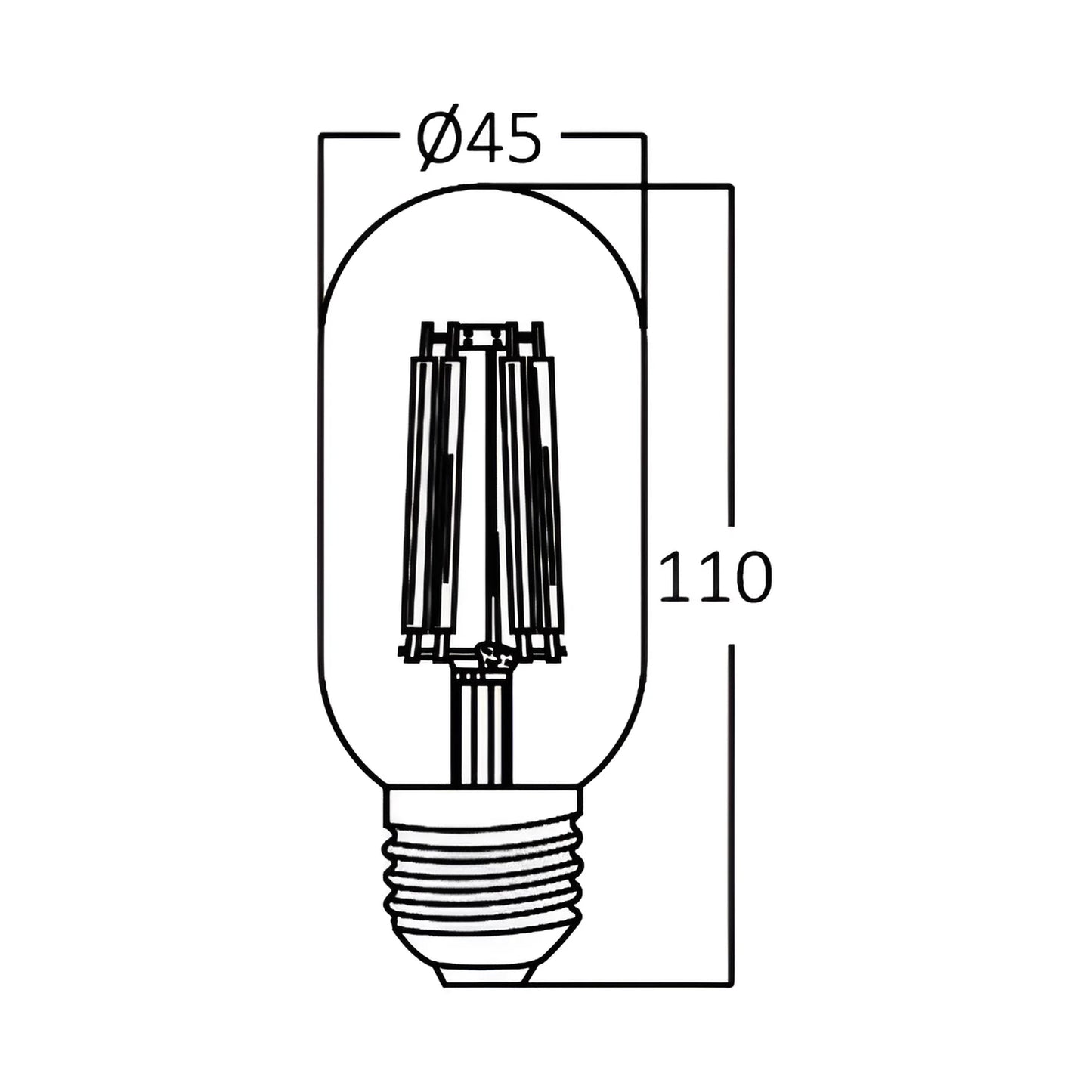 Braytron Advance 4W E27 T45 Amb 2200K Led Sijalica